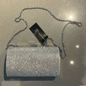 INC new with tags jeweled clutch purse
